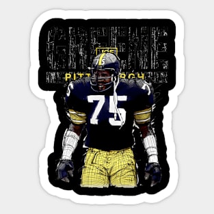 Joe Greene Pittsburgh Sketch Sticker